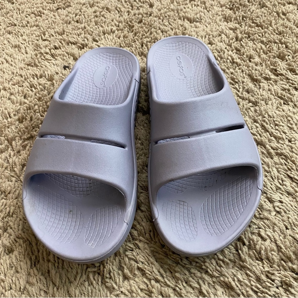 OOFOS Lavender Slide Sandals sz EU 41 M8 W10